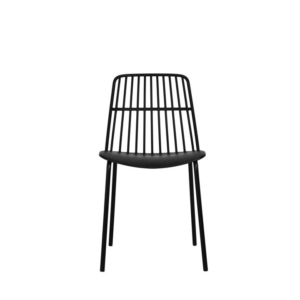 Set of 2 Betty Kitchen Dining Chairs - Black - Black