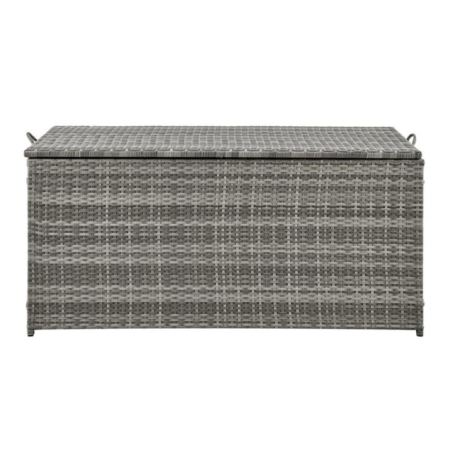 Safra Outdoor Storage Garden Woven Box Small - Dark Grey - Dark Grey Small