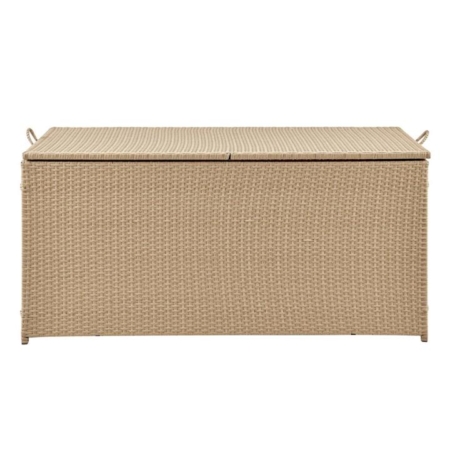 Safra Outdoor Storage Garden Woven Box Small - Natural - Natural Small