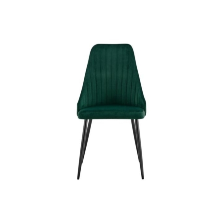 Set of 2 Lucca Kitchen Dining Chairs - Forest Green - Forest Green