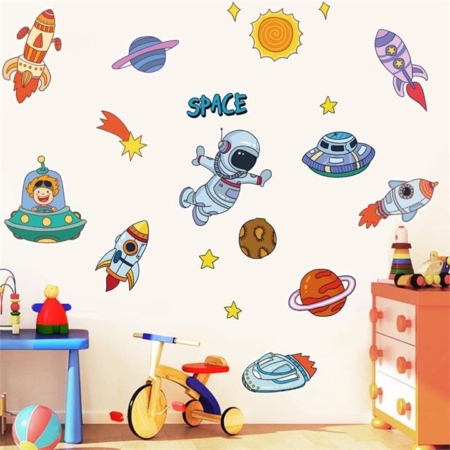 Space Missions Wall Sticker Decoration