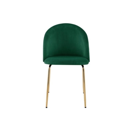 Subiaco Set of 2 Velvet Kitchen Dining Chairs - Emerald - Emerald