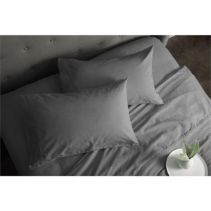 Sheraton Luxury 160gsm Flannelette Bed Sheet Set - King Bed/Feather Grey - King