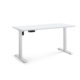 Standing Computer Work Task Study Office Desk Electric Single Motor W/ Memory Function - White - White