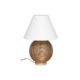 Takayama Modern Spherical Cotton Shade Table Light Lamp - White - Gold