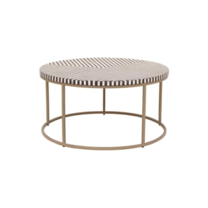 Tino Bone Inlay Round Coffee Table