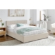 Theodore Gas Lift Bed Frame - Double Beige - Double