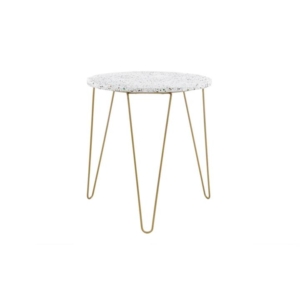 Tina Terrazzo End Lamp Side Table