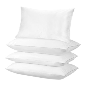 DreamZ Pillows Bed 4 Pack Home Hotel Soft Family Cotton Cover Standard Size Firm