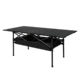 Levede Folding Camping Table Portable Picnic Outdoor BBQ Desk Egg Roll Black