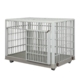 PaWz Dog Crate Pet Kennel Indoor Sturdy ABS Plastic Wheels Double Door S