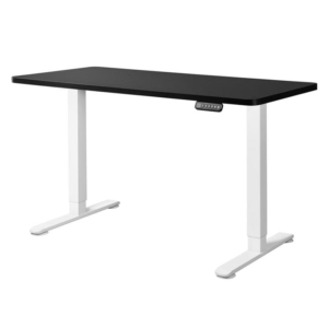 Levede Motorised Standing Desk Adjustable Electric Sit Stand Dual Motor 140CM White Black