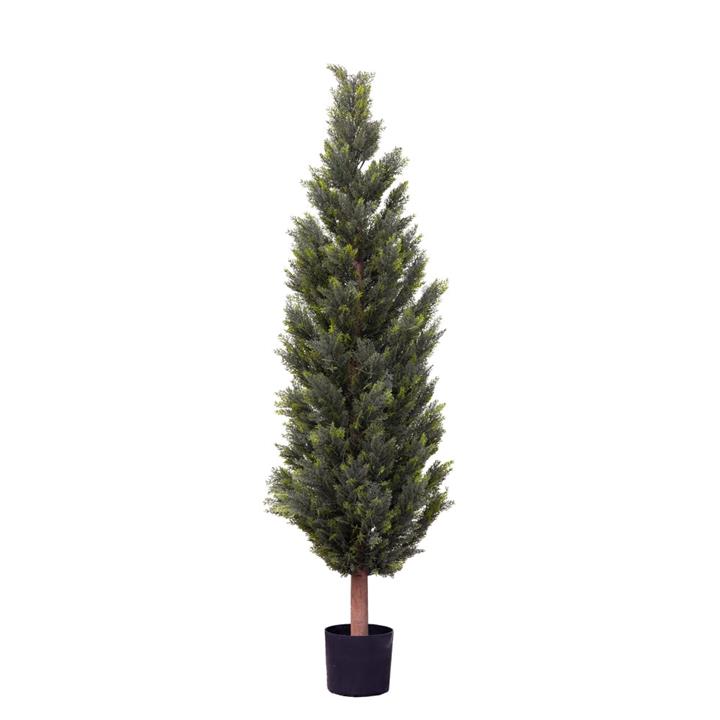 Cypress Pine 180cm Artificial Faux Plant Tree Decorative In Pot Green