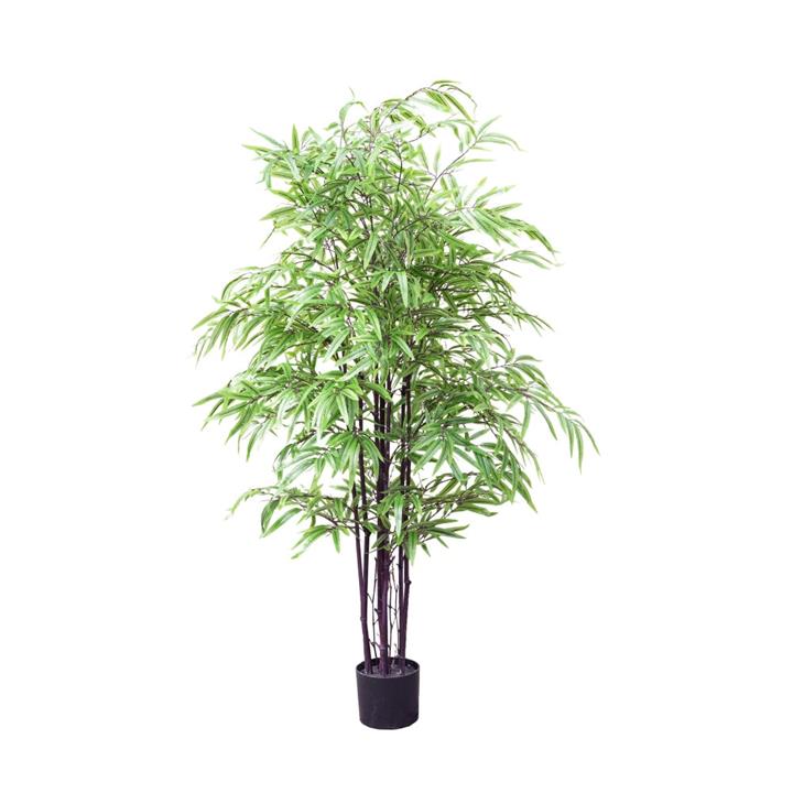 Black Bamboo 150cm Artificial Faux Plant Tree Decorative In Pot Green