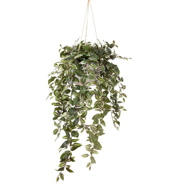 Wandering Jew 120cm Artificial Faux Plant Decorative In Hanging Pot Green