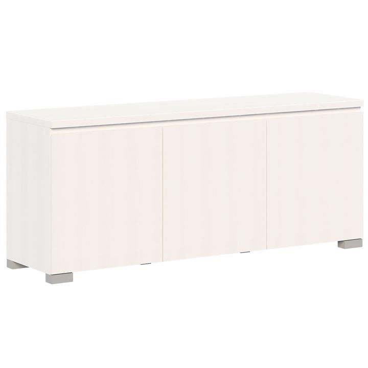 Charles Modern Wooden 3-Door Sideboard Buffet Unit Storage Cabinet White