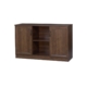 Dallas Wooden 2-Door Sideboard Buffet Unit Storage Cabinet Dark Walnut