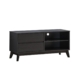 Minere Modern Lowline Entertainment Unit TV Stand 120cm 2-Drawers Black