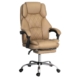 Artiss Executive Office Chair Leather Footrest Espresso