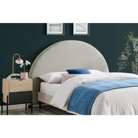 Arch Bed Head Cloud Grey - Queen