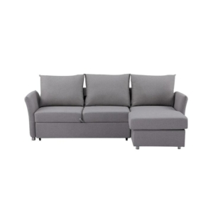 Austin Corner Sofa Bed with Reversible Storage Chaise - Storm Grey