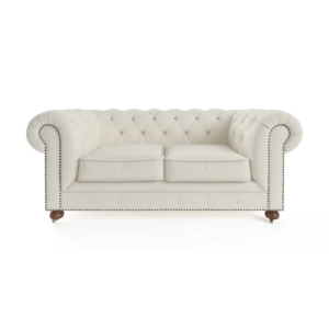 Camden Chesterfield 2 Seater Sofa Classic Cream - Classic Cream