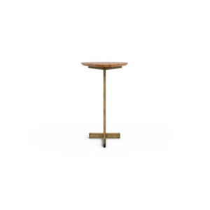 Clint Side End Lamp Table Brown