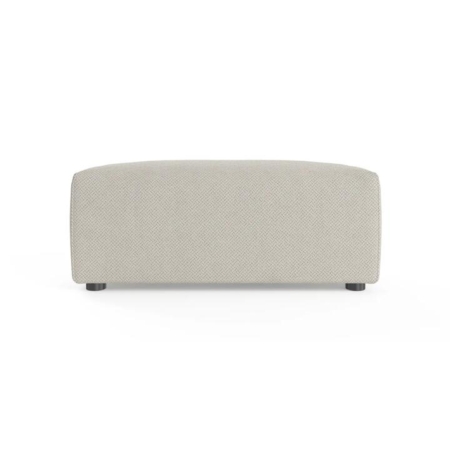 Drake Ottoman Bench Foot Stool Seashell White - Seashell White