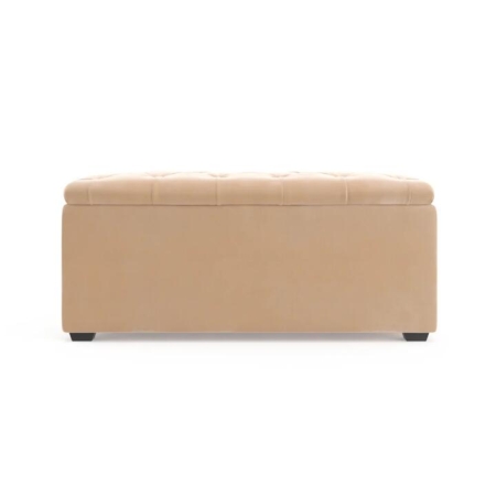 Emily Storage Bench Ottoman Almond Spice - Almond Spice