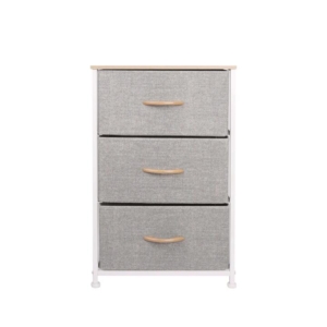 3-Tier Chest Of Drawer Drawer Storage Cabinet - Beige