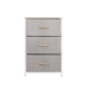 3-Tier Chest Of Drawer Drawer Storage Cabinet - Beige