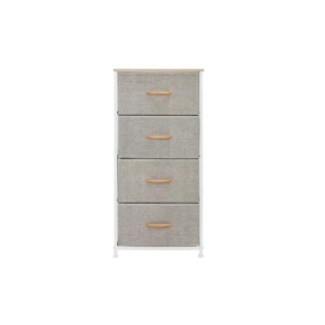 4 Drawer Storage Chest Beige