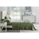 100% Natural Bamboo Bed Sheet Set Oil Green - King Single