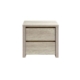 Alta Collection 2 Drawer Bedside Table Dusky Oak