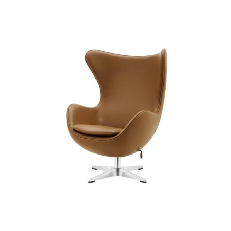 Arne Jacobsen Egg Accent Lounge Relaxing Chair Replica - Brown