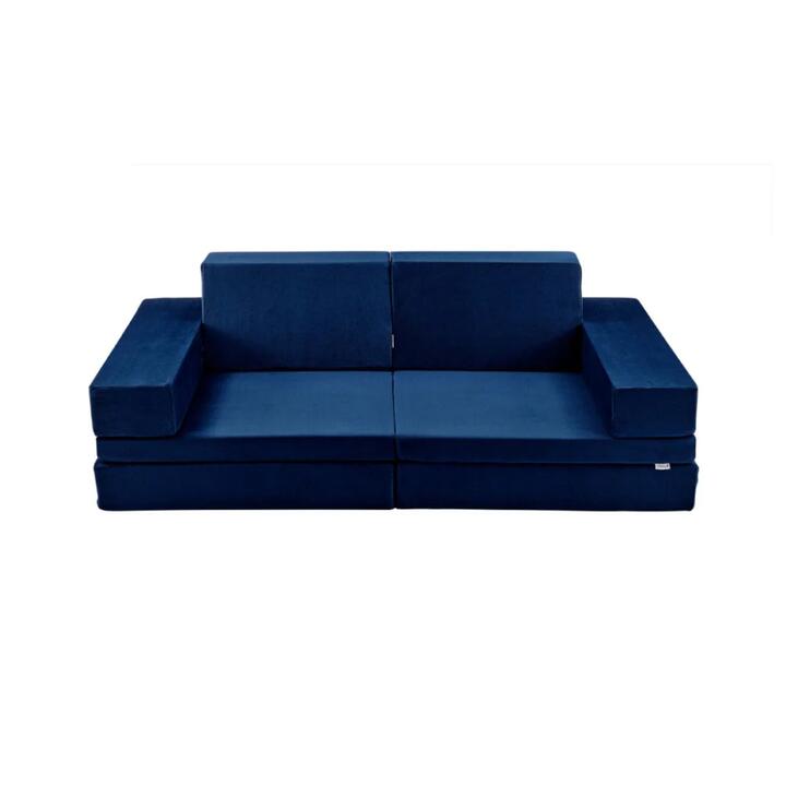 Indigo Fabric Foam Kids Furniture Playcouch Sofa Navy - Navy