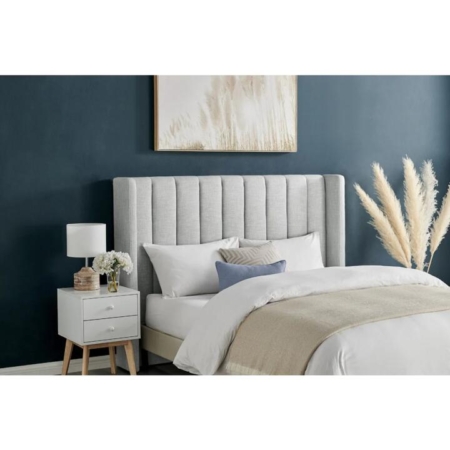 Isabella Bed Head Heron Grey King