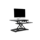 DuoPro Height Adjustable Sit Stand Office Computer Desk Riser - Black