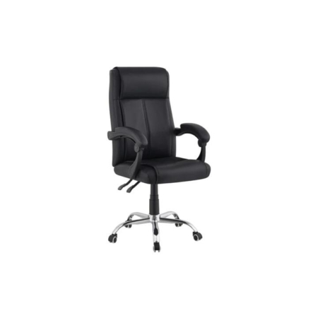 Edward PU Leather Executive Office Computer Desk Chair Black