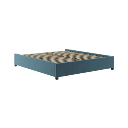 Gaslift Bed Frame Peacock Teal King