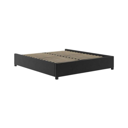 Gaslift Bed Frame Ebony Black - King