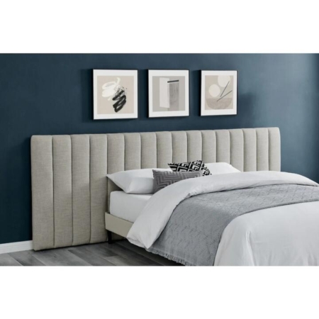 Megan Wide Bed Head Cloud Grey King - King