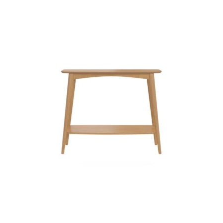 Mia Hall Console Hallway Table with Shelf Scandi Oak