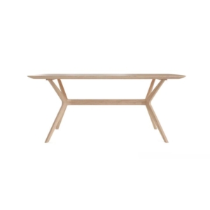 Olsen Rectangular Kitchen Dining Table 185cm Scandi Oak