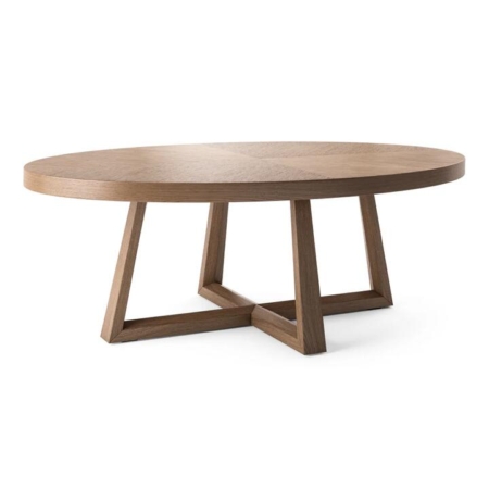 Parc Coffee Table Buff Brown Oak Wood