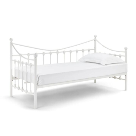 Seattle Metal Day Bed Frame White