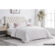 Sydney Stonewash Quilt Cover Set Light Grey - Queen