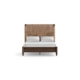 Yves Bed Frame Dark Brown Queen - Queen