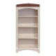 Basil Wooden 5-Tier Display Shelf Bookcase Storage Cabinet Antique White
