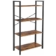 EKKIO 4-Tiers Metal Wood Display Shelf